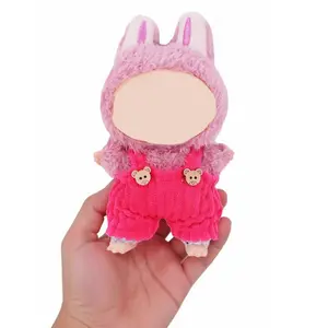 Akedelde Mini Doll Clothing Set, Cute Plush Doll Accessories, Durable Polyester Fabric, Perfect for Collectors and Fans, Doll Clothes Set