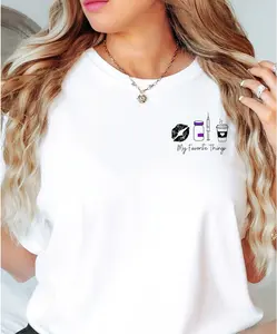 Aesthetic Nurse Shirt, Lips and Lattes Shirt, Botox Shirt, Registered Nurse Injector Shirt, Nurse Injector Gift
