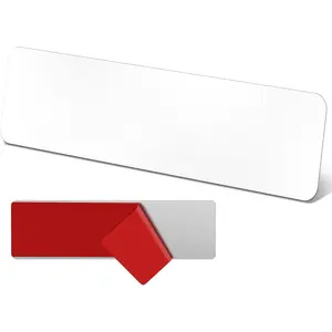 1 PCS 8" x 34" Self Adhesive Baked Enamel Coating Door Kick Plate for Bottom of Door, Stainless Steel Front Door Kick Plates, Kickplates for 36" Door Interior and Exterior