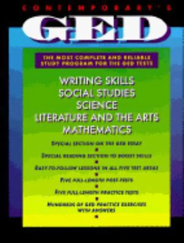 USED-Contemporary's GED: The Most Complete and Reliable Study Program for the GED Tests (Paperback)