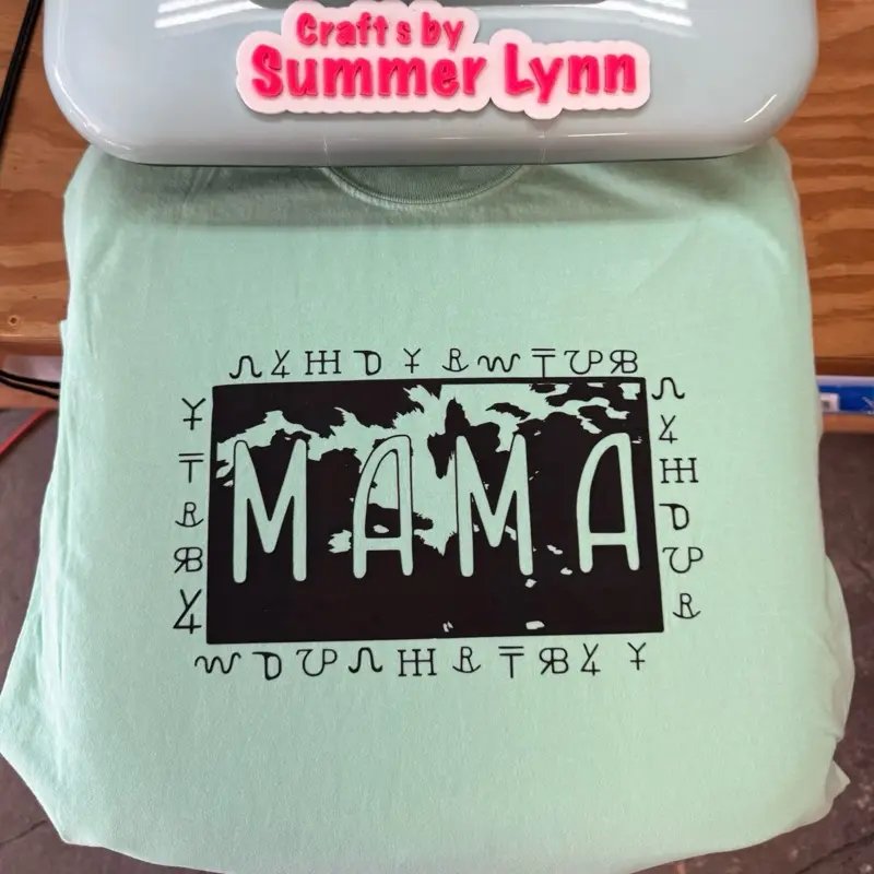 Branded MAMA comfort colors Top Branded MAMA comfort colors Top