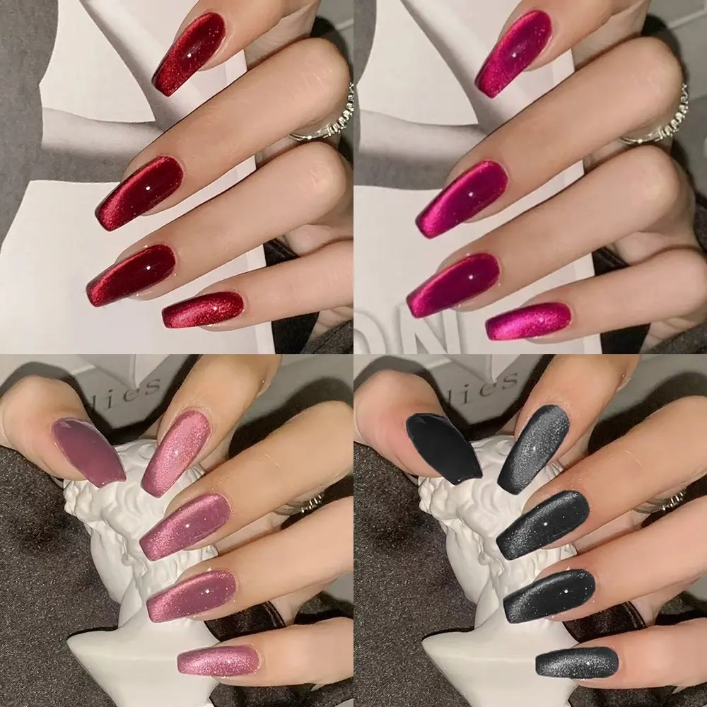 96pcs Multi-Style Wearable Nails, Glossy Acrylic Nails, French & Leopard Color Block, No Bake Detachable, Removable False Nails, Essential for Students and Office Workers
