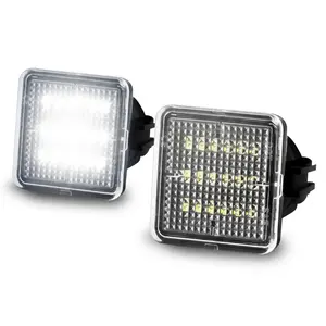 LED License Plate Light Assembly for Toyota Tacoma 2016-2023 Tundra 2014-2021 2Pcs 26000K Diamond White Tag Lamp Replacement IP68 Waterproof Plug and Play