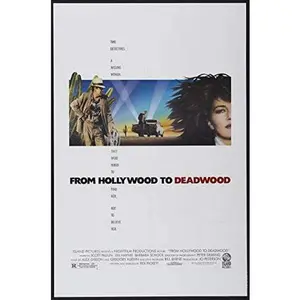 FROM HOLLYWOOD TO DEADWOOD 27"x41" Original Movie Poster Folded 1989 One Sheet