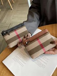 Fashion Small Wallet Women's Coin Purse Zipper Mini New First Layer Cowhide Handbag Storage Bag Unique Design Fashionable Wallet