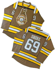 Ice Hockey #69 Shore & Jersey, Fashion Classic Comfortable Breathable, Sports Club School Competition Training Daily Wear
