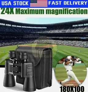 180x100 HD Military Zoom Powerful Binoculars Day/Low Night Optics Hunting & Case