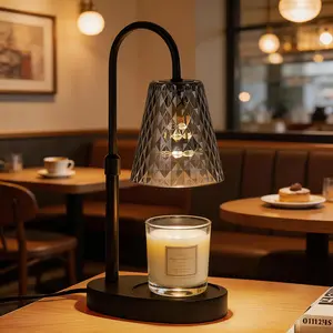 Flower-shaped candle warm light with timer: table lamp, unique glass lamp, height-adjustable candle warm light for home bedroom decor, birthday gift, gift for her, Mother’s Day gift, Father’s Day gift, TikTok Shop spring/summer celebration, Father’s Day g