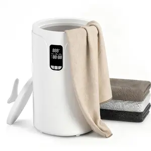 R.W. FLAME  Towel Warmer,  Large Towel Warmers Bucket for Bathroom & Spa, With Timer & Reservation Function, 3 Temperature Adjustable, Fits Blankets, Bathrobes, PJ's for Home, Gym, S