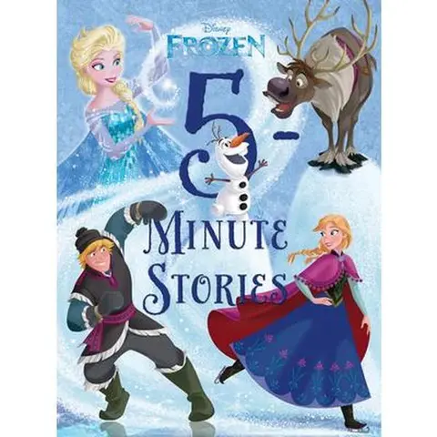 Used Disney Book Group 5-Minute Frozen Padded Hardcover Kid Book Series - 12 English Frozen Stories, Children's Bedtime Storybook, School & Educational Office Stationery Supplies