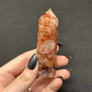 Fire Quartz Crystals — Towers & Freeforms