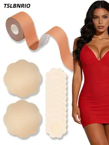 Breast Shaping Lift Anti-Chafe Seamless Stickers, Gentle Comfort Non-Irritating, Evening Gown Deep V Dress, Wedding Dress, Portable Breast Pads
