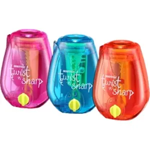 Amax  1.18 x 3.54 x 5.51 in. Bostitch Twist-N-Sharp Pencil Sharpener- Assorted
