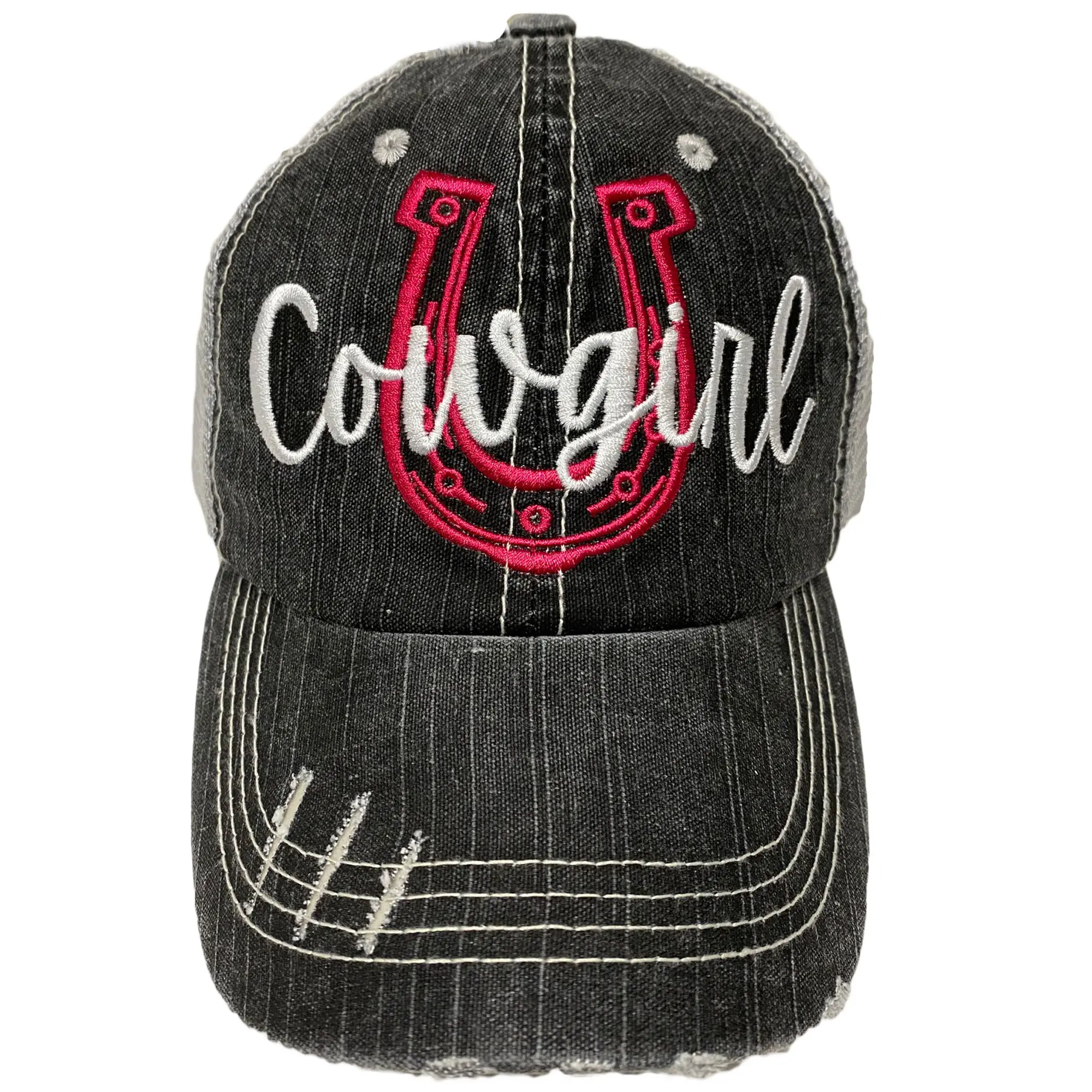 Woman's Cowgirl Embroidered Baseball Hat