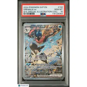 2024 Pokemon SV Promo Greninja EX #132 SFA Special Illustration Coll PSA 10 GEM