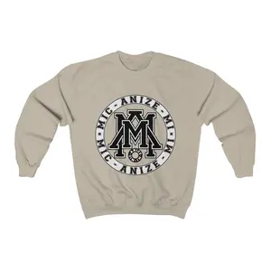 Mic-Anize-Mi Unisex Sweatshirt - Soft Cotton Fabric, Loose Fit, 50% Cotton 50% Polyester, Casual Style, Suitable for All Seasons