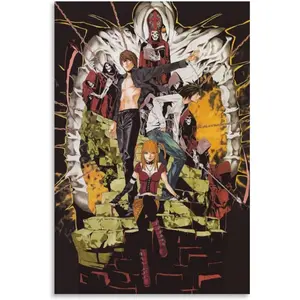 OBABO Death Note Anime Poster Canvas Wall Art Living Room Posters for Bedroom Home Decorative