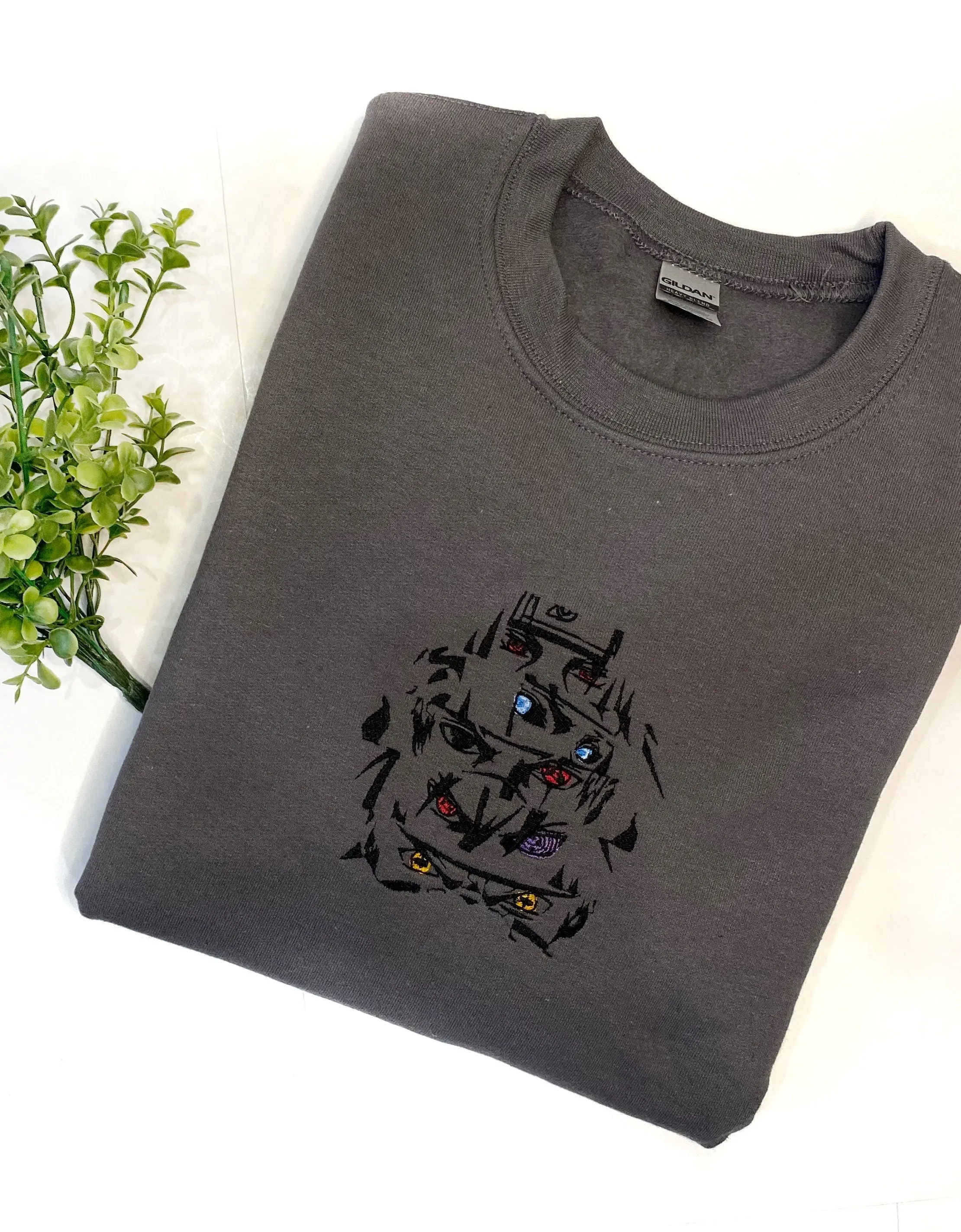 Naruto all eyes Anime Embroidered Sweatshirt