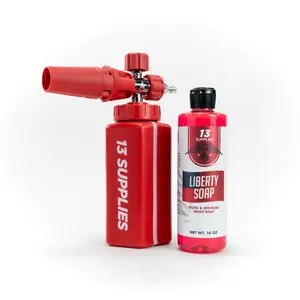 13 Supplies Foam Cannon Bundle: Foam Cannon and Liberty Soap, The Ultimate Vehicle washing combo professional car