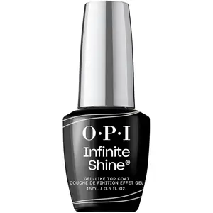 OPI Infinite Shine Long-Wear Nail Polish Top Coat - Clear, Gel-Like, Vegan, Nail-Protecting Long-Lasting Formula