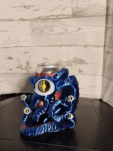 Beholder Eye Can Holder Dice Cup with Dice roller