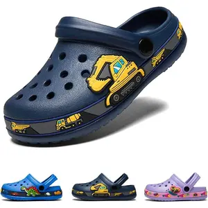 X-SOK012   Toddler Clogs Kids Clogs for Girls Boys Slip on Garden Clogs Slide Sandals Waterproof Beach Pool Shoes Slipper
