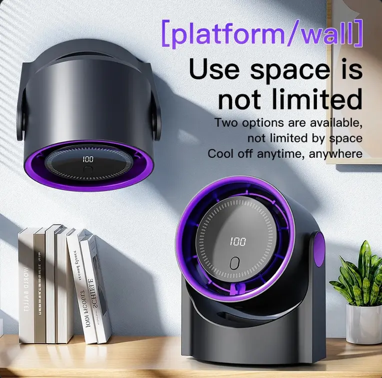 Portable desk fan