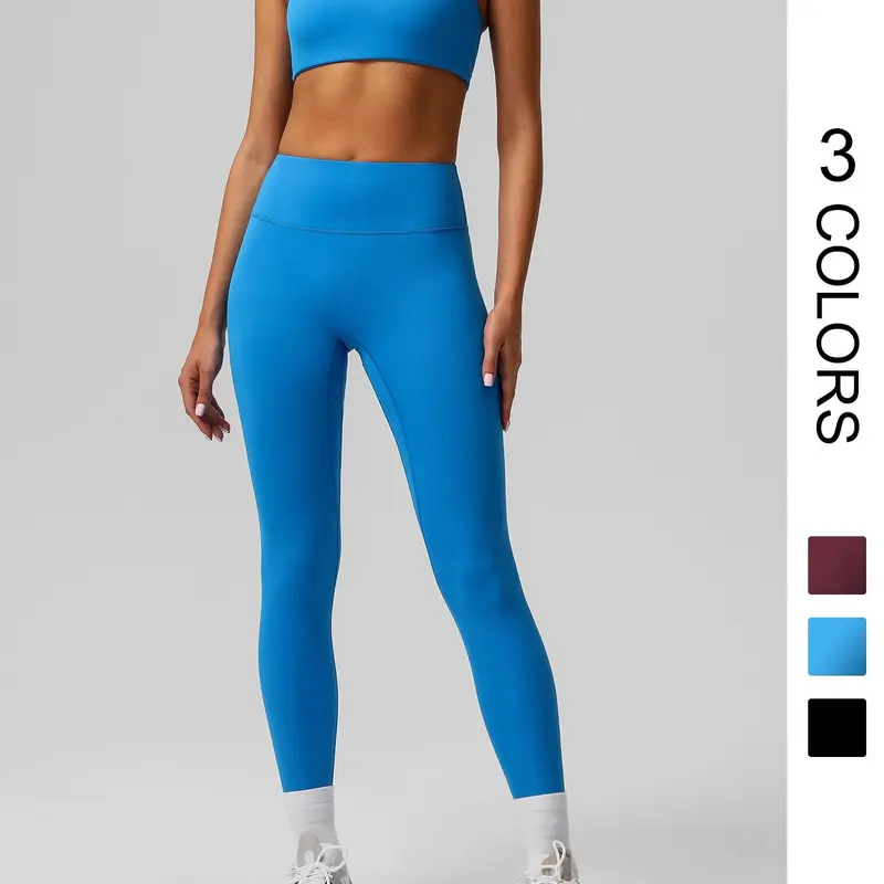 Women's Solid Crop Sports Bra & Leggings Set, Casual Comfy Breathable Two-piece Outfits Sleeveless Exercise Clothing Set for Yoga Gym Workout Running, Ladies Sportswear for Spring & Fall, Activewear
