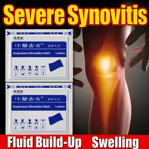 Knee patch for pain relief; synovitis; knee joint fluid buildup/fluid accumulation; meniscus injury; bone spurs; cold legs