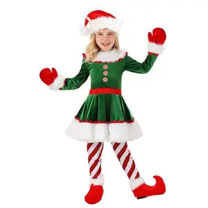 Girl's Christmas Elf Toddler Costume
