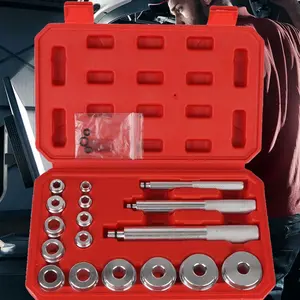 17-Piece Small Bearing Removal Tool Set, Durable Metal Construction, Easy-To-Use Design, Ideal for Precision Repairs & Maintenance Tasks