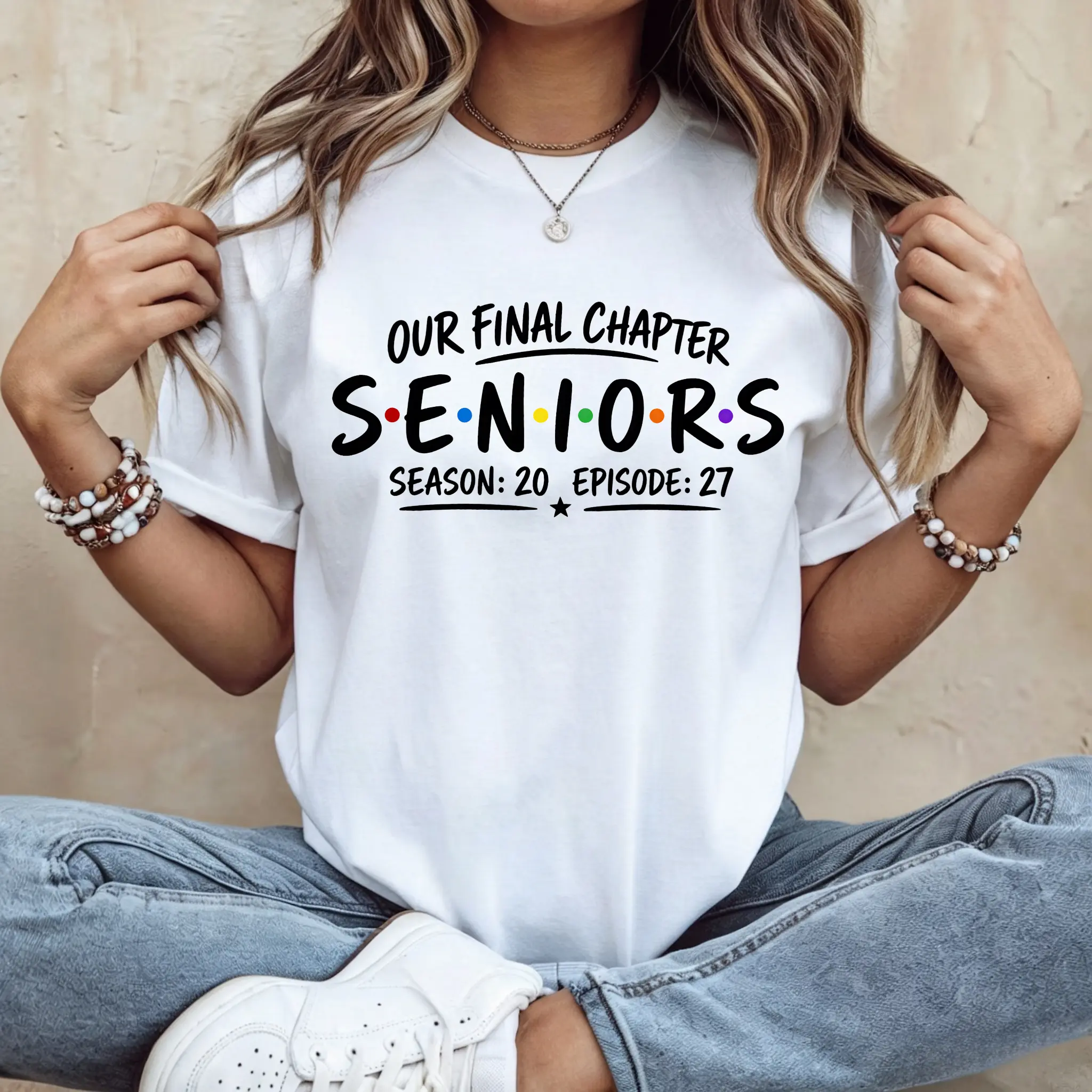 Senior 2027 Graduation Shirt Our Final Chapter Tee, Class of 2027 Gift, High School Grad Party Outfit