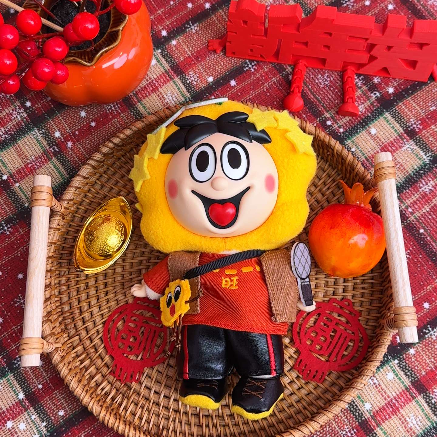 MINISO Wangwang Ruyi Series epoxy plush blind box — cute figurines/dolls, birthday gift, holiday gift for friends, adorable collectible figures MINISO Wangwang Ruyi Series epoxy plush blind box — cute figurines/dolls, birthday gift, holiday gift for friends, adorable collectible figures