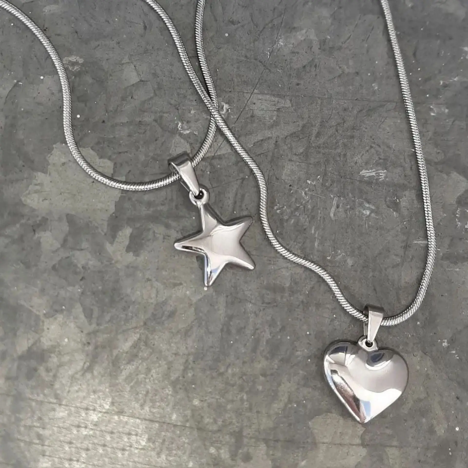 Love Five-pointed Star Pendant Personalized Fashion Necklace Niche Simple Versatile Clavicle Chain