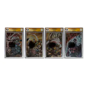 [TRIPLE SIGNED CGC YELLOW LABEL 4 PACK FOIL] X-Men 1991 #1 Facsimile Jim Lee | Claremont |  Williams Cover Var [Set #1]