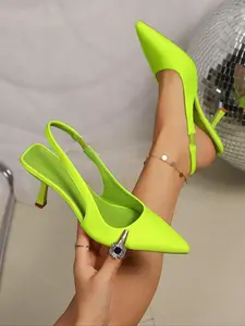 Women's Fashionable High Heel Sandals, Elegant Pointed Toe Sandals for Party, Daily Clothing Decor for Women & Girls, Shoe