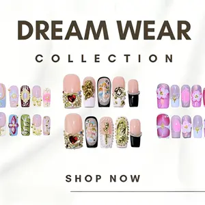 Nail | 3D flowers collection| short medium long nails | cute nails | acrylic press-on| fake nails |Handmade | high quality Press on nails 10 pcs|reusable nails|nail art|nailcharm|handmade pressons|uña sacri lic as