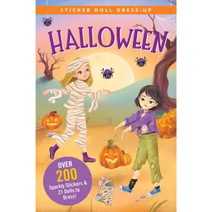 Halloween Sticker Doll Dress-Up Activity Book for Kids