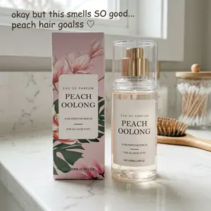 Peach Oolong Tea Perfume Mist for Hair & Body, Fresh Fruity Tea Scent, Portable Spray floral elegant fragrance scentual fruit long lasting long-lasting sweet Eau de Parfum natural long-lasting fragrance gourmand fragrance e daily