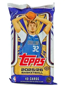 1 (ONE) Pack of 2025/26 Topps Basketball Hobby Jumbo