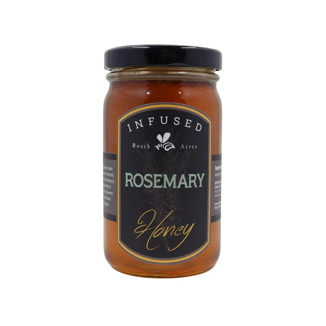Rosemary Infused Honey - Raw, Unfiltered