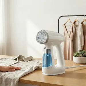 Vacuum Steamer for Clothes, 3000Pa Auto-Grip Suction Handheld Garment Steamer, 20S Fast Heat,Dual Modes 1000W for Travel Steam Iron, Business & Trip, No Ironing Board Required