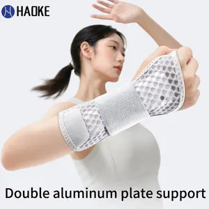 Breathable Adjustable Wrist Brace with Detachable Hand Support, Comfortable Wrist Support Device for Rehabilitation and Daily Use