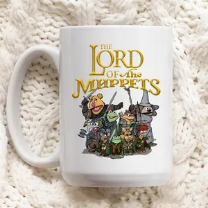 Vintage Muppets Mug, Retro The Lord Of The Muppets Mug, Retro Muppet Lovers Colorful Mug, Gift For Lovers