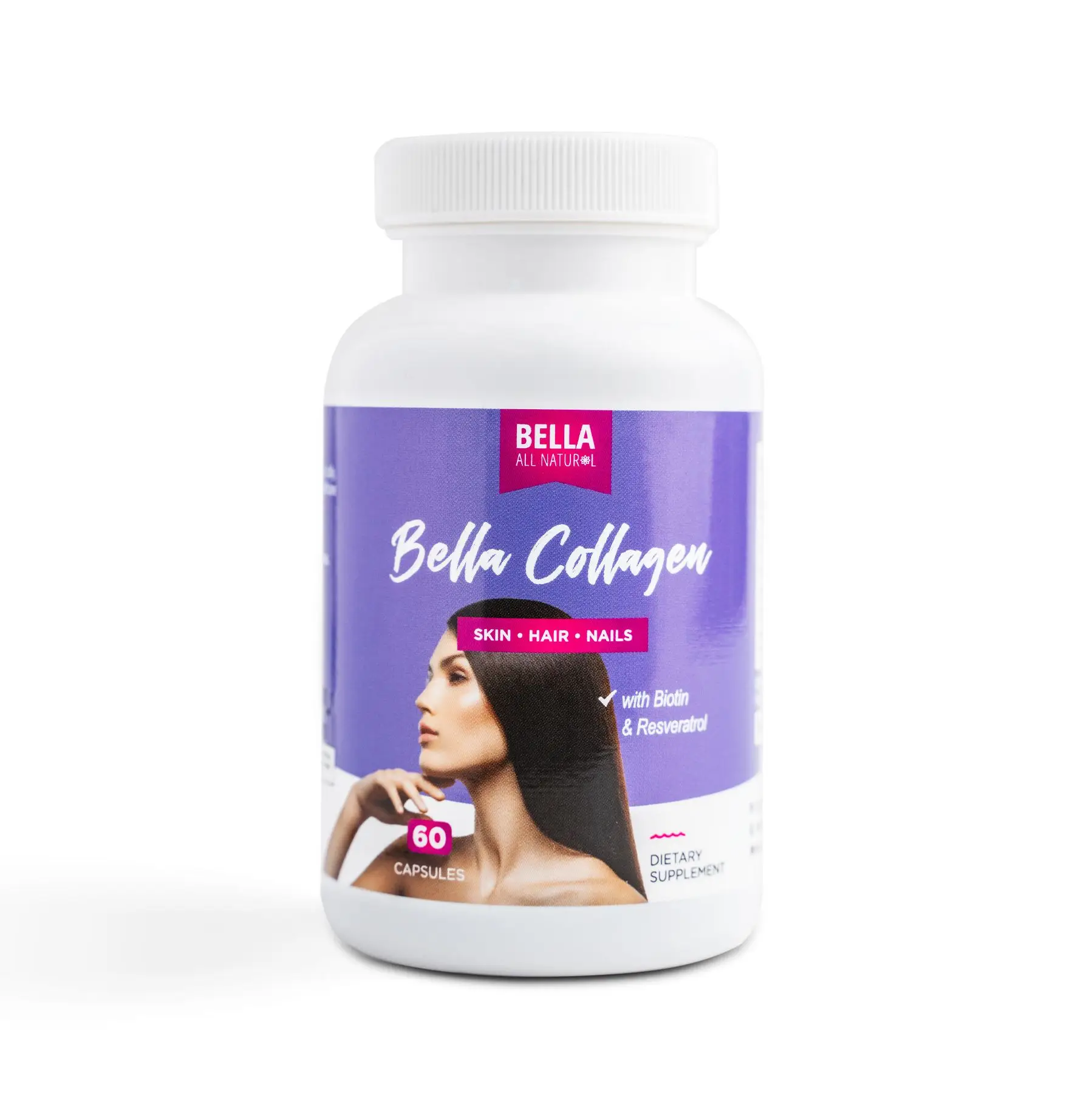 Bella All Natural Collagen Colageno Capsules
