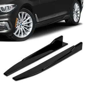 31" x 4" Universal Black Car side Skirt Rocker Splitters Diffuser Winglet Wind