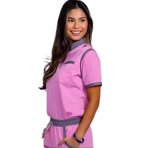 Rose Pink / Stone Scrub Top