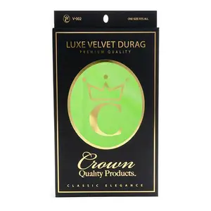 Neon Green Velvet Durag