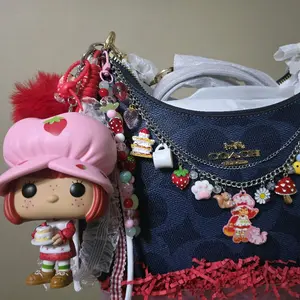 Strawberry shortcake keychain