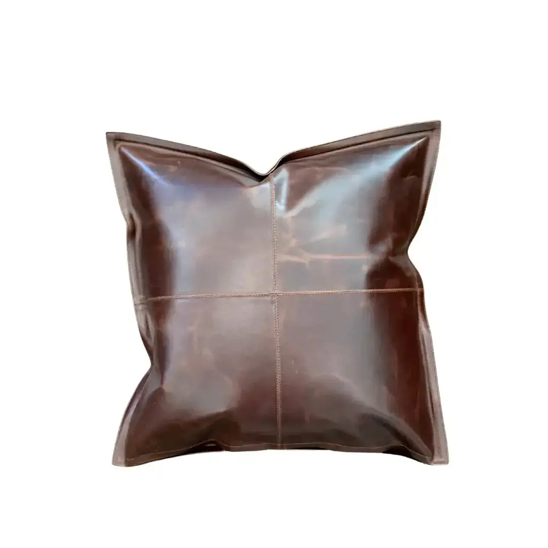 Leather Pillow Cover